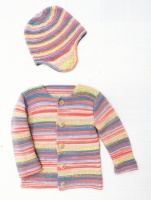 Knitting Pattern - Rico 690 - Baby Dream DK - Jacket and Hat